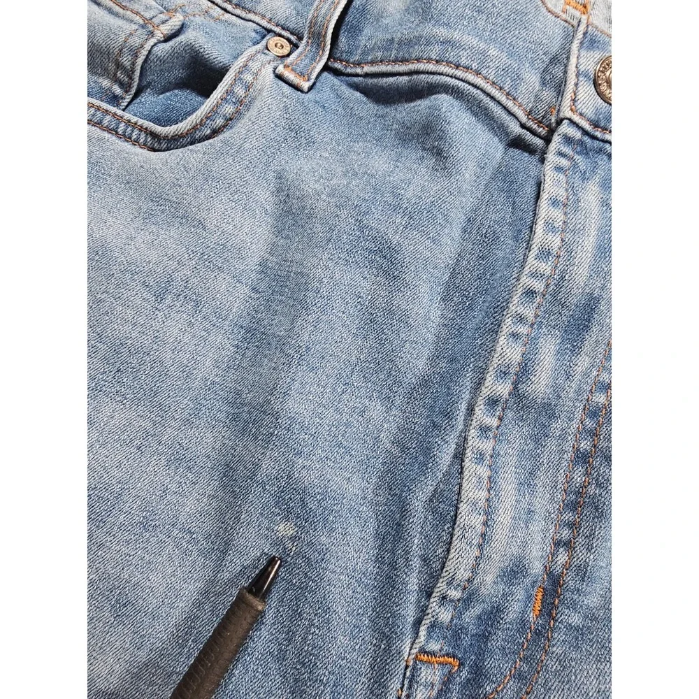 7 for all mankind Men's Sz 46 The Straight DXL Pacific Blue Jeans - Picture 4 of 14